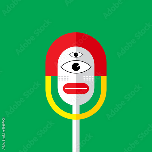 African tribes. African culture. Ethnic African people. Vector illustration. Characters. Aborigine Africans