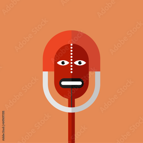 African tribes. African culture. Ethnic African people. Vector illustration. Characters. Africans