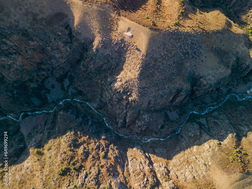 Canyon and the river in it