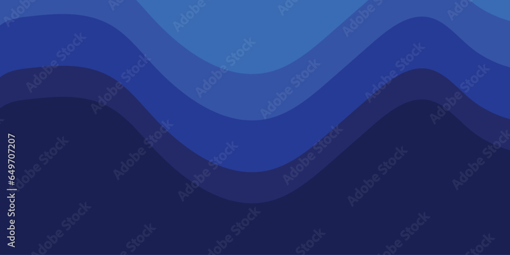 Obraz premium Abstract blue light color background. curved line. digital background. curves of color and shape. Dynamic shape composition. Vector illustration