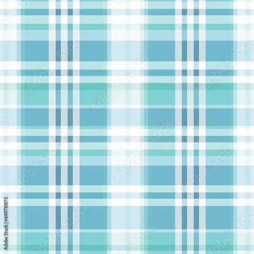 Tartan seamless pattern background in aqua, turquoise. Check plaid textured graphic design. Checkered fabric modern fashion print. New Classics: Menswear Inspired concept.