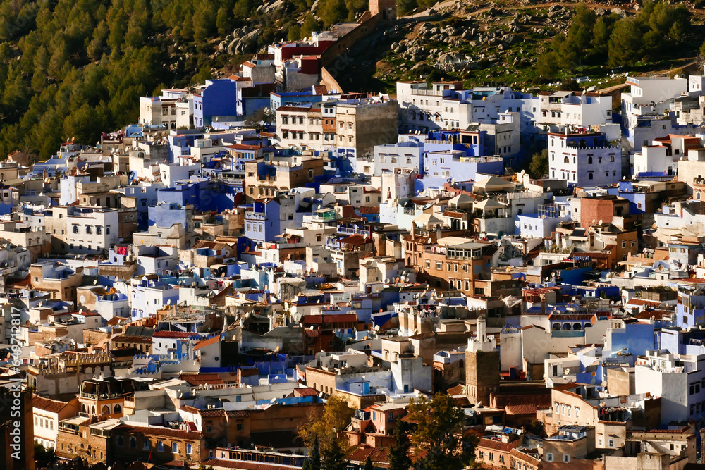 Chefchaouen, la città azzurra del Marocco. Chefchaouen, la città azzurra del Marocco.