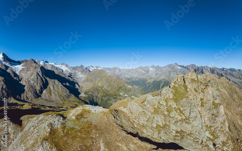 Sulzenau valley in the tyrolean alps in Tyrol, Austria photo
