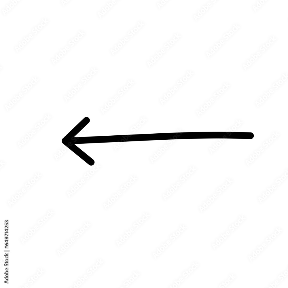 Hand drawn arrow sign Hand drawn arrow sign
