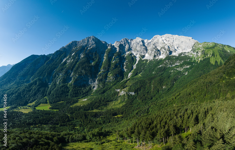 Mountains in the Tennengau region near Salzburg, Austria