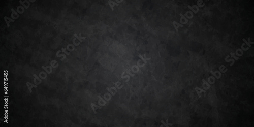 Modern charcoal stucco black stone wall texture. Cement dark black stone wall grunge backdrop background. Monochrome slate grunge concrete wall black vintage marbled textured blackboard background.