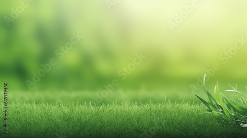 Grass in fairway green background. Concept for advertising with copy space © Diana