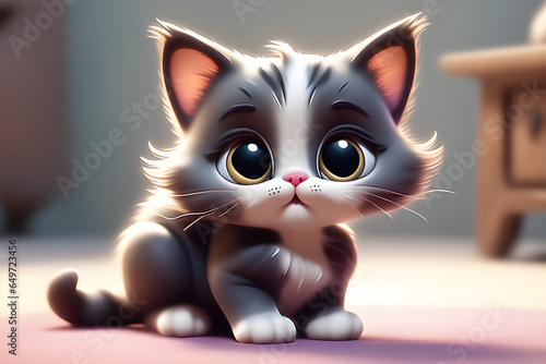A pretty and cuty cat