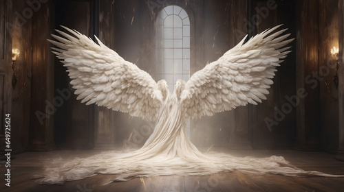 angel with wings photo