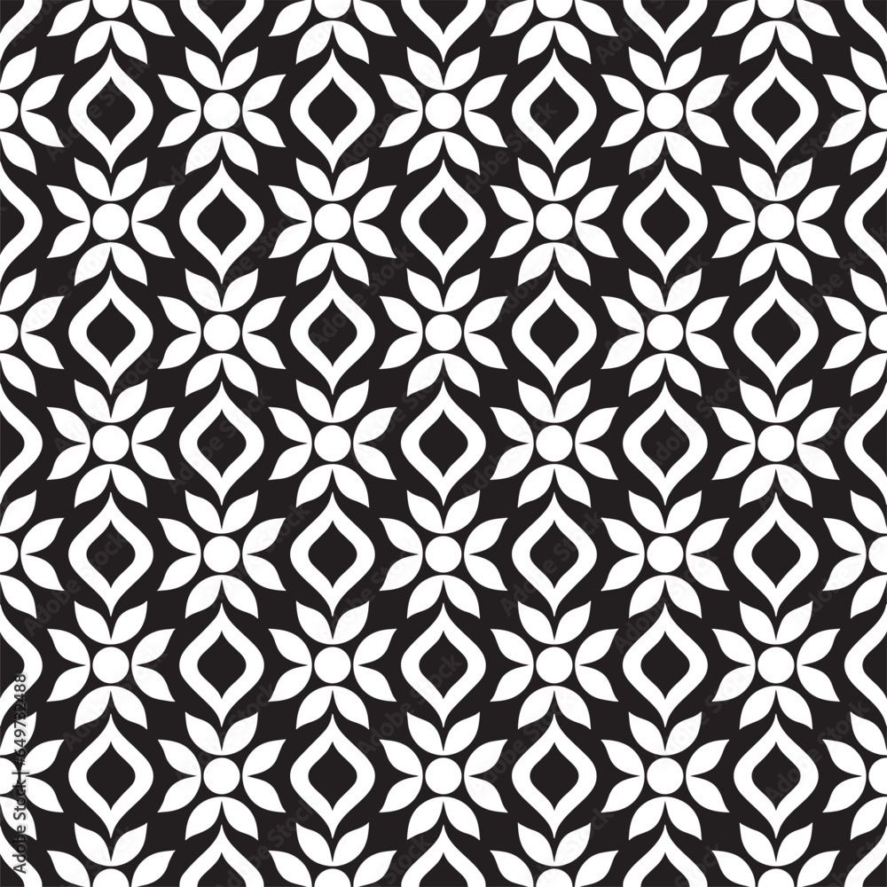 Fototapeta premium seamless ornamental pattern vector illustration