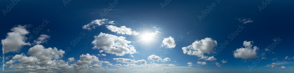 360 VR 2:1 equirectangular blue sky with clouds background overlay. Ideal for 360 VR sky replacement. High quality 300 dpi, adobe rgb color profile 360 VR 2:1 equirectangular blue sky with clouds background overlay. Ideal for 360 VR sky replacement. High quality 300 dpi, adobe rgb color profile