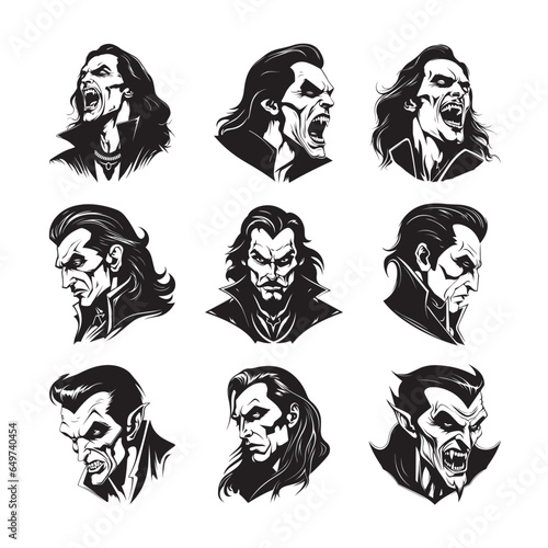 Vampiric Shadows in Monochrome