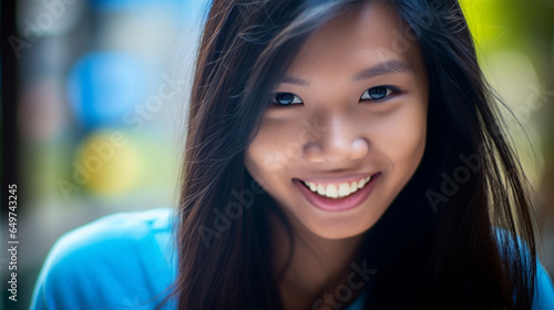 attractive slim Asian or In...