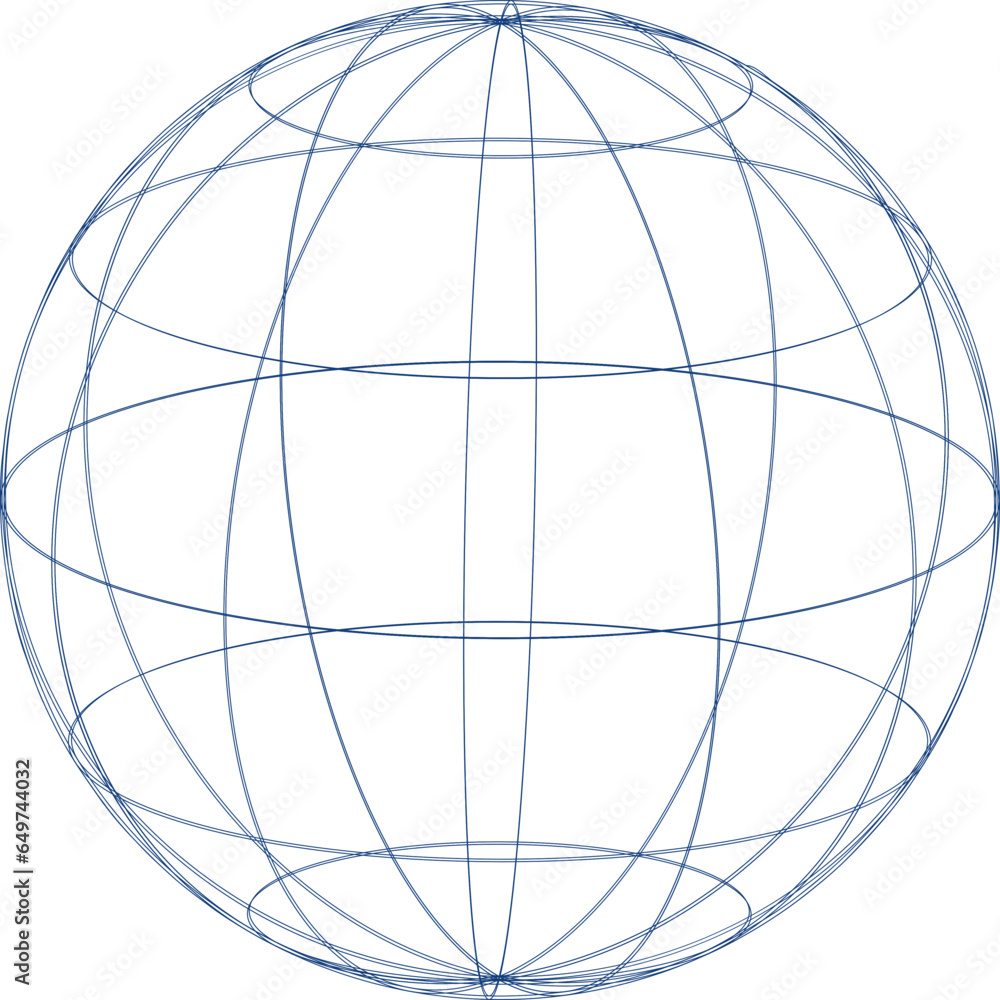 Geometric shape of sphere 3d design in technology style. Abstract circle vector illustration. Geometric shape of sphere 3d design in technology style. Abstract circle vector illustration.