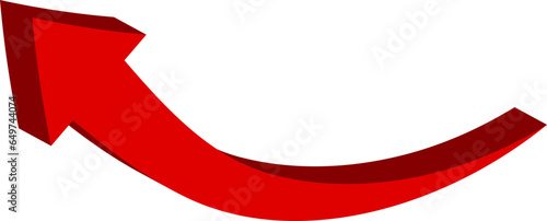 Red arrow icon indicating different direction. A set icons isolated on a white background for website banners ads and design elements.