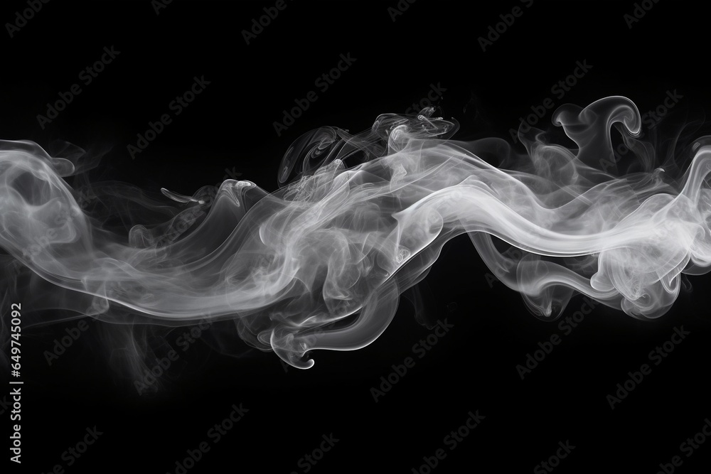 White Smoke on a Black Canvas White Smoke on a Black Canvas