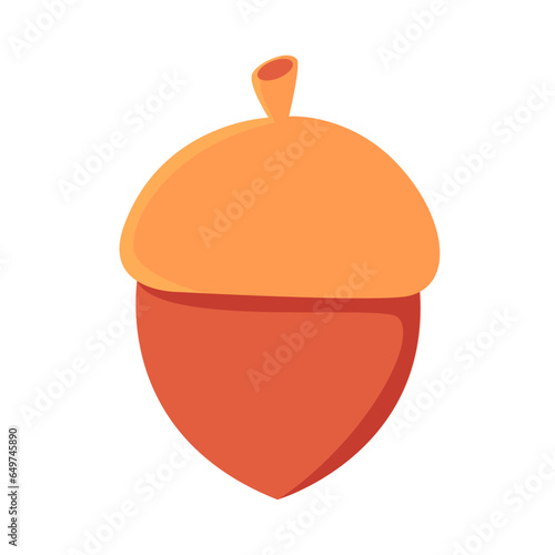 Autumn Acorn Vector