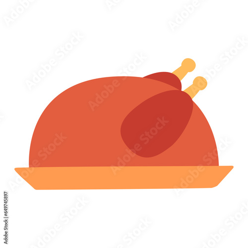 Autumn Chicken Vector