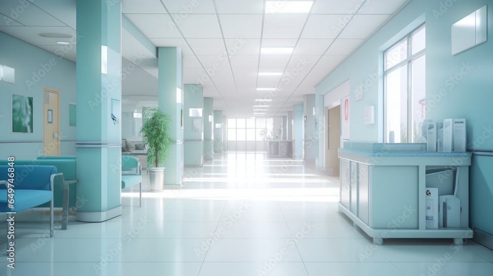 Interior of a hospital Interior of a hospital