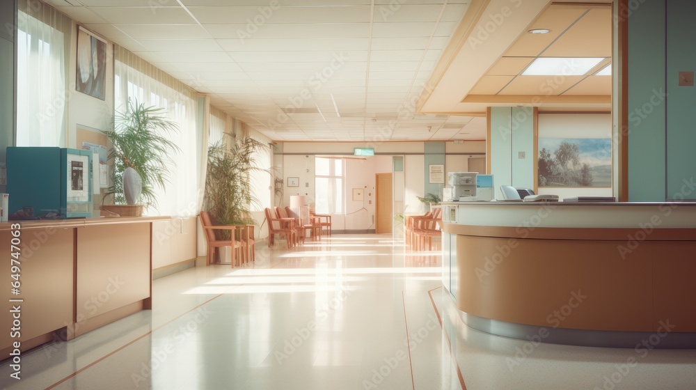 Interior of a hospital Interior of a hospital