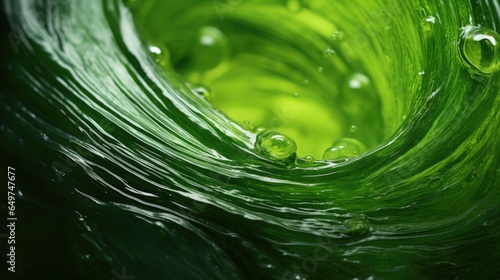 Green algae Chlorophyta spirulina © Татьяна Креминская