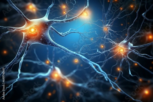Deposits called amyloid plaques found in Alzheimer's disease. Generative AI