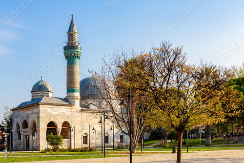 Green Mosque (Yesil camii), oldest ottoman mosque, XIV century. Iznik (Nicaea), Bursa region, Turkey