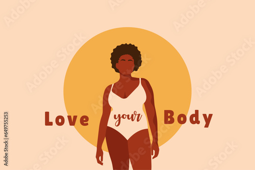 Beauty girls wearing underclothes. Body positive, beyond stereotypes
