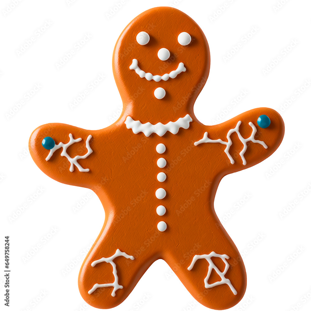 Obraz premium Gingerbread, transparent background