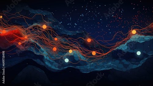 sea oceanographic realms abstract illustration motion blue, splash background, liquid flow sea oceanographic realms abstract