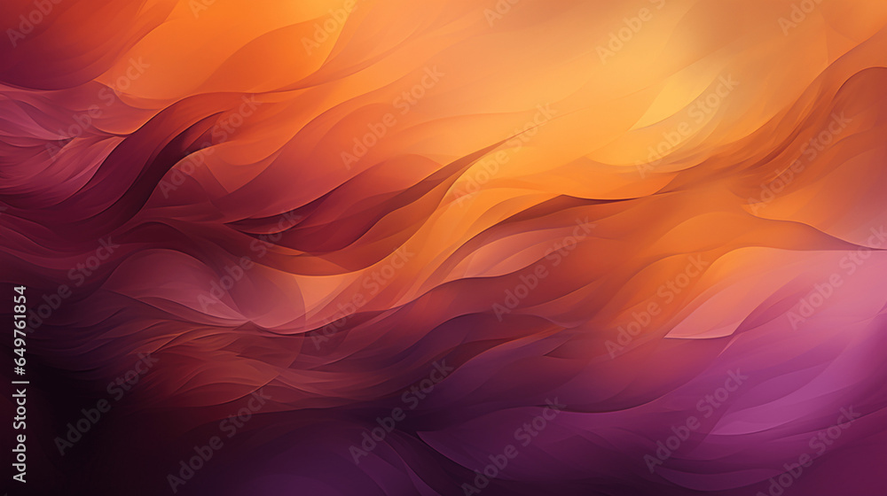 Dunkle orange braun lila abstrakte Textur, Farbverlauf, Hintergrund, Wasserfarben  - obrazy, fototapety, plakaty 