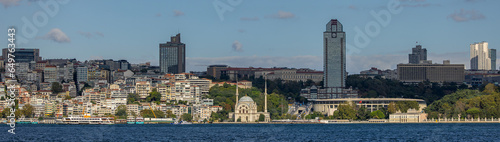 Istanbul, Turkey, September 11, 2023: Dolmabahce Mosque (Aka Bezmi Alem Valide Sultan Mosque)