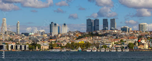 Photography Istanbul, Turkey, September 11, 2023: Beşiktaş District square and background pa