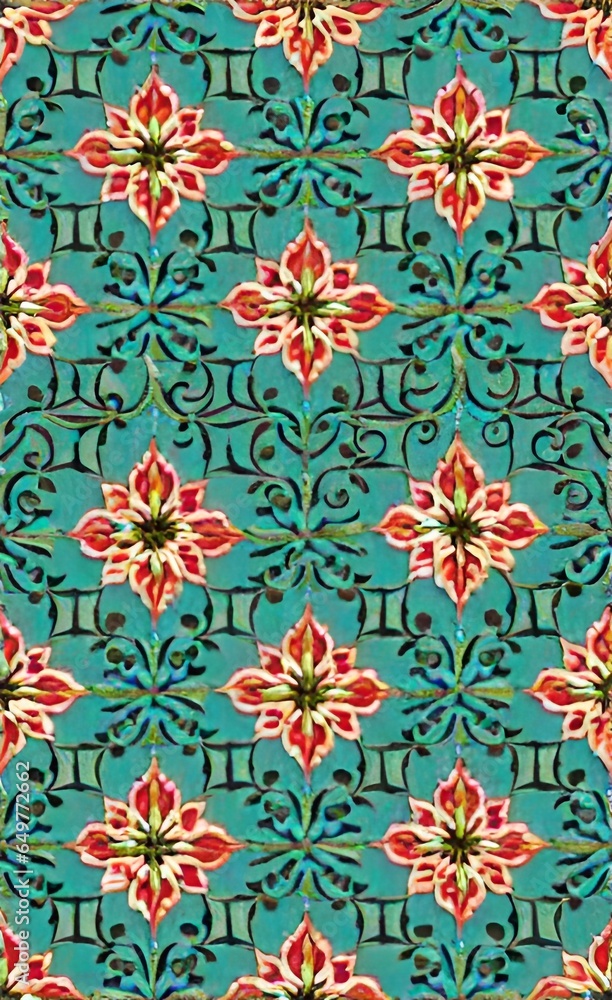 seamless floral pattern. vintage decorative elements for wallpapers, textile and backgrounds