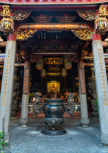 Tamsui Buddhist Longshan Temple, New Taipei, Tamsui, Taiwan photo