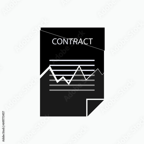 Breach Contract Icon. Violation, Offense. Infringement, Foul or Transgression Symbol.