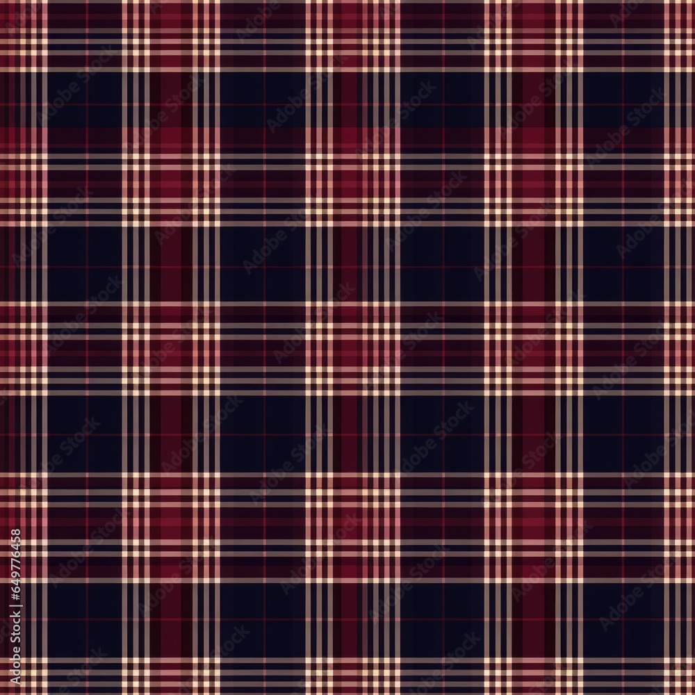 Tartan seamless pattern background in red, blue. Check plaid textured graphic design. Checkered fabric modern fashion print. New Classics: Menswear Inspired concept.