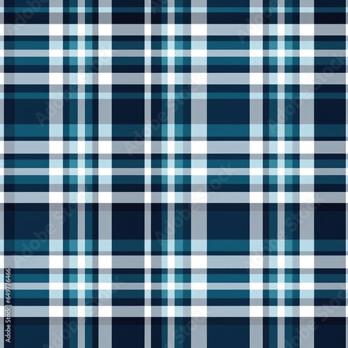 Tartan seamless pattern background in aqua, turquoise. Check plaid textured graphic design. Checkered fabric modern fashion print. New Classics: Menswear Inspired concept.