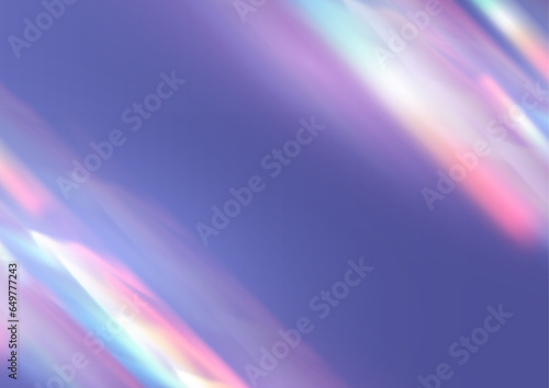 Crystal light glasses effect sparkle prism glare reflection effect. Optical rainbow lights, glare, leak, streak overlay. falling confetti. Vector colorful vector lenses and light flares.