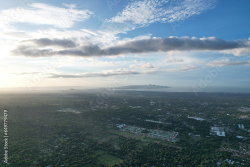 Landscape of Nicaragua aerial drone view