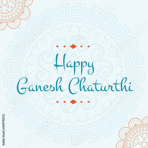 Ganesh Chaturthi Vector Illustration