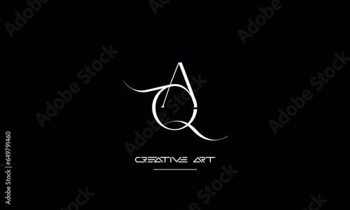 AQ, QA, A, Q abstract letters logo monogram