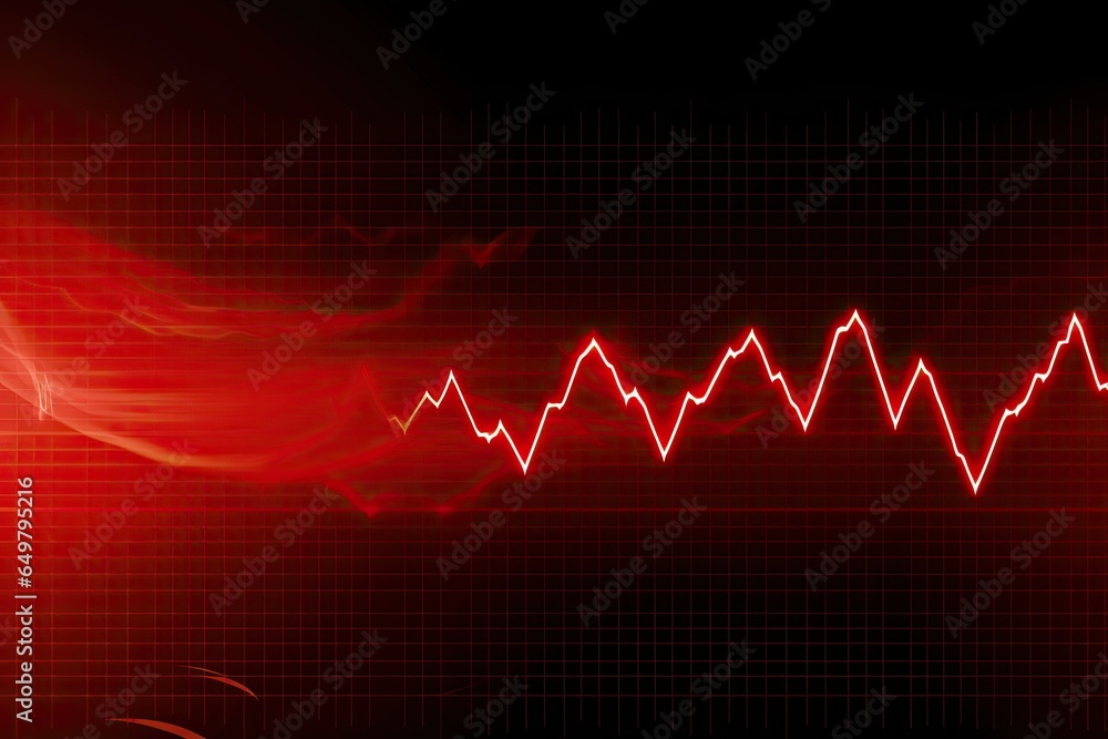 Background with heartbeat monitor line Background with heartbeat monitor line