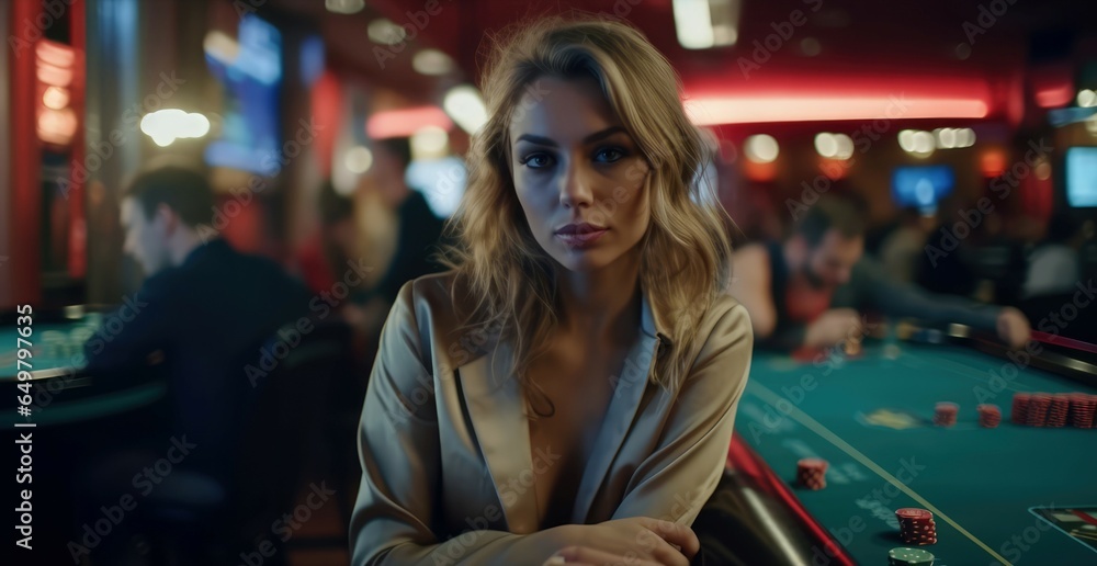 A gambler in a casino, looking looser.