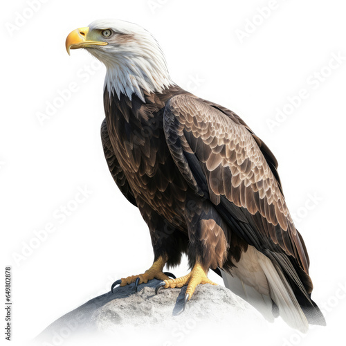 Eagle on White background, HD