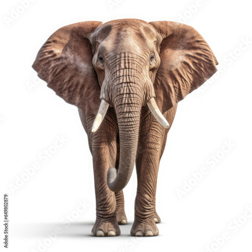 Elephant on White background, HD