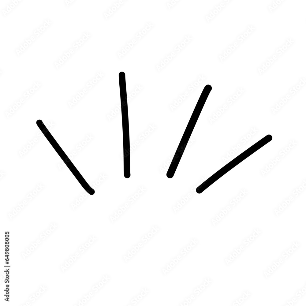hand drawn explosion line hand drawn explosion line