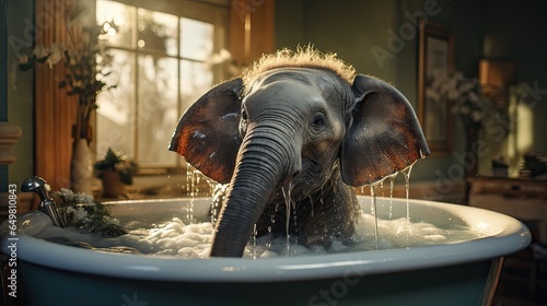 lovely elephant shower 