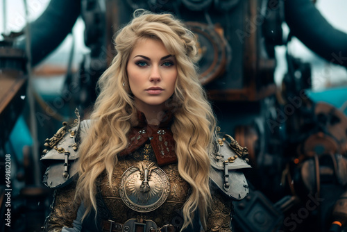 Steampunk viking: Shieldmaiden
