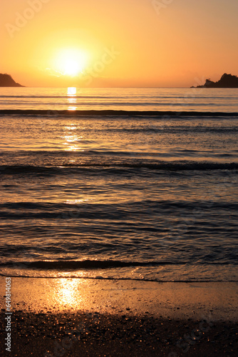 sunset at the beach